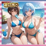 【動画】ビーチで日焼け止めを塗るおっぱい姉ちゃん＆ぷりケツ姉ちゃん、目撃されるｗｗｗ