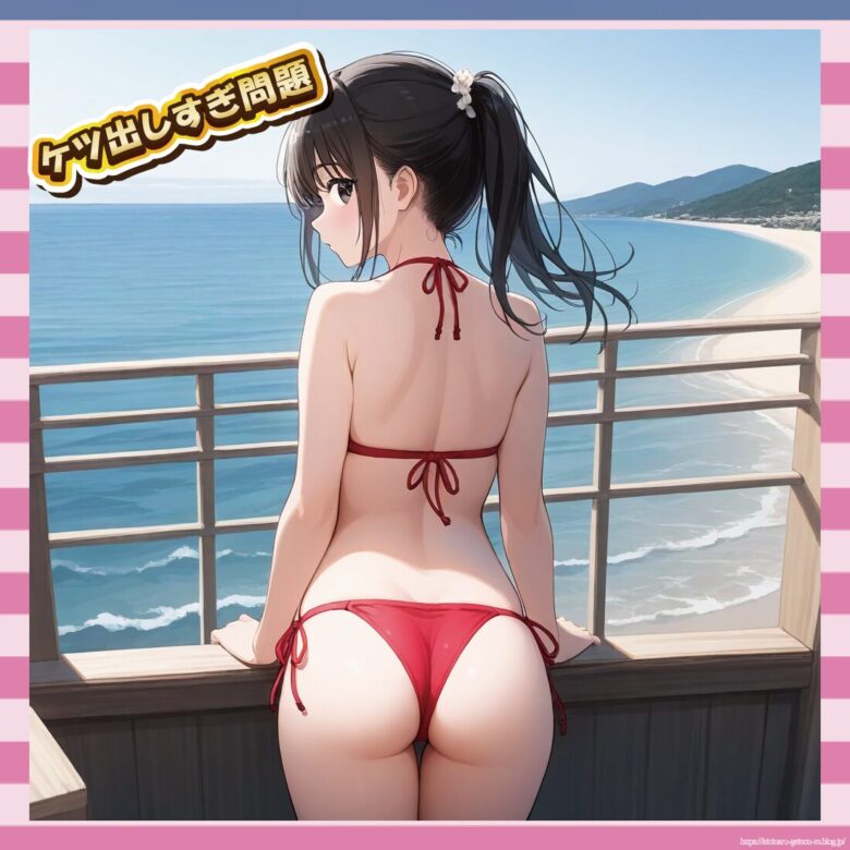 ケツ出しすぎ問題-イメージ