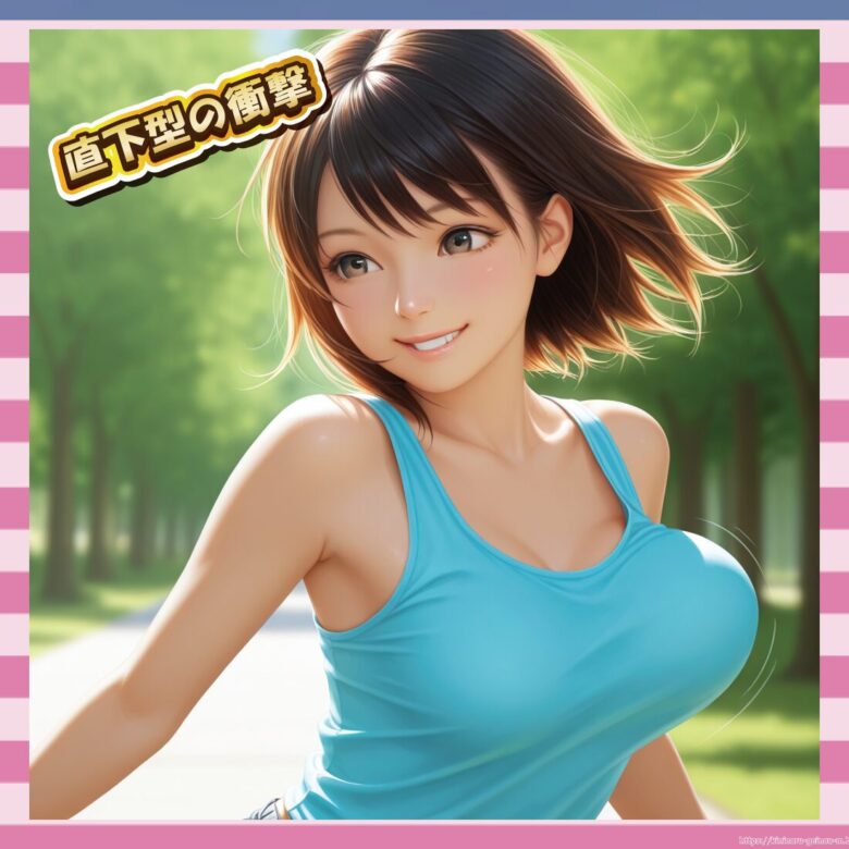 乳の直下型地震-イメージ