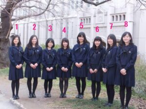 【画像】この中だったら何番の女の子が良いですか？