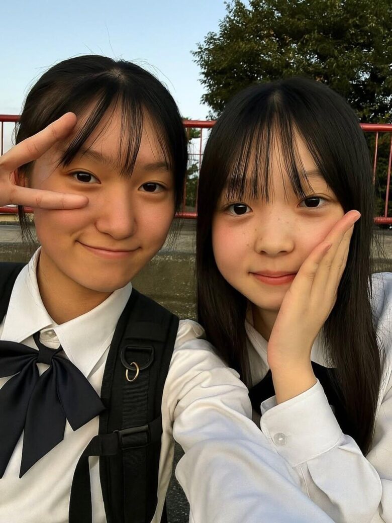 【画像】めっちゃ可愛いJKコンビ！！