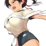 【画像】令和JSさん、ゴールテープをおっぱいで突き破ってしまう😢