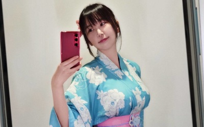 【画像】巨乳女性さんが浴衣を着た結果wwwwwwwww